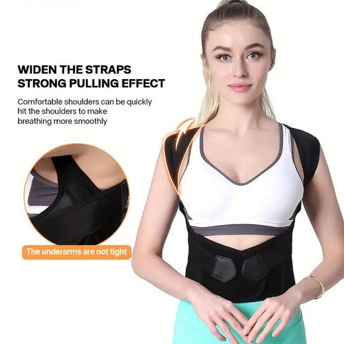 Adjustable Posture Corrector Belt - Back & Shoulder Support Brace